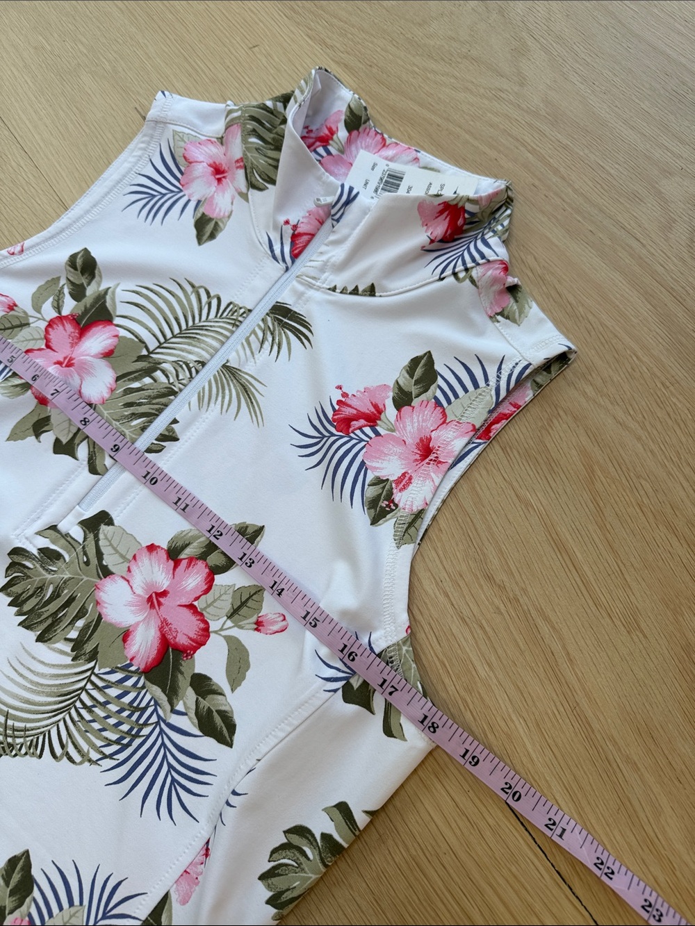 NWT Tommy Bahama White Floral Sleeveless Polo Dress 🌺 - Picture 4 of 9